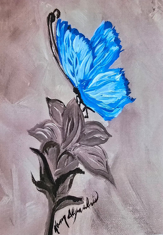 Art Print "Blue Butterfly"
